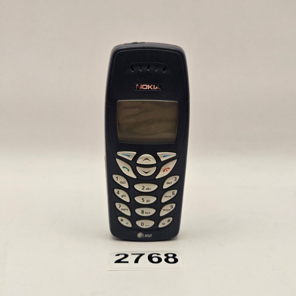 NOKIA CELL PHONE 1260 NKW-1 BLUE AT&T NOT WORKING